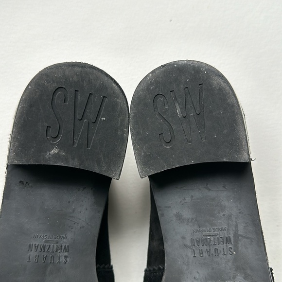 Stuart Weitzman black suede loafers - Picture 5 of 10